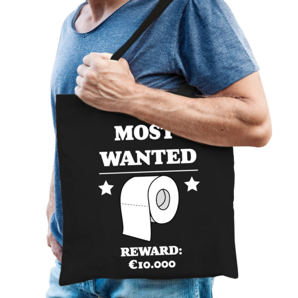 Most wanted toiletpaper 10000 euro zwart katoen voor heren