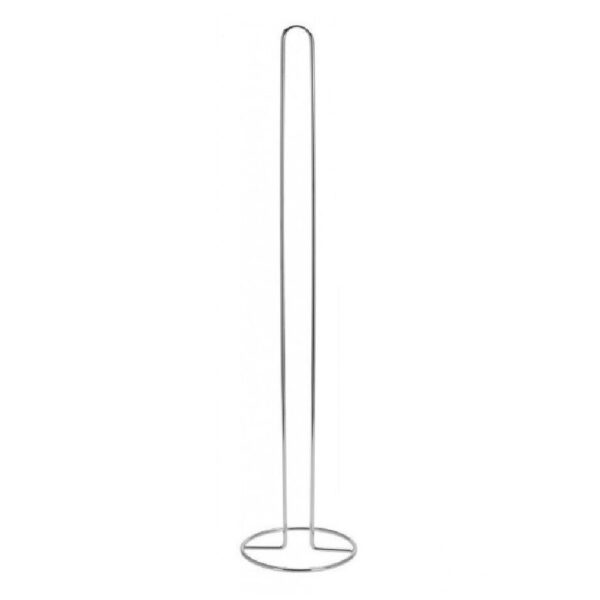 Toiletrollen houder - 15 x 60 cm - chroom - wc-rol houder - toiletrolhouder - wc rollen