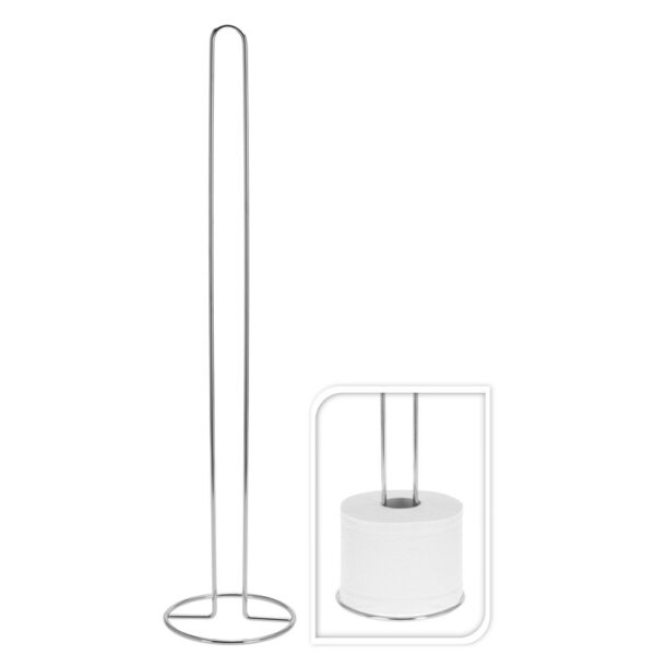 Excellent Houseware toiletrollen houder van metaal 61 x 15 cm