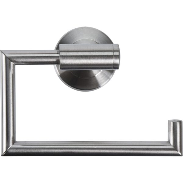 Toiletrolhouder - 15 cm - RVS zilver - wc-rol houder - houder voor toiletrollen/toiletpapier