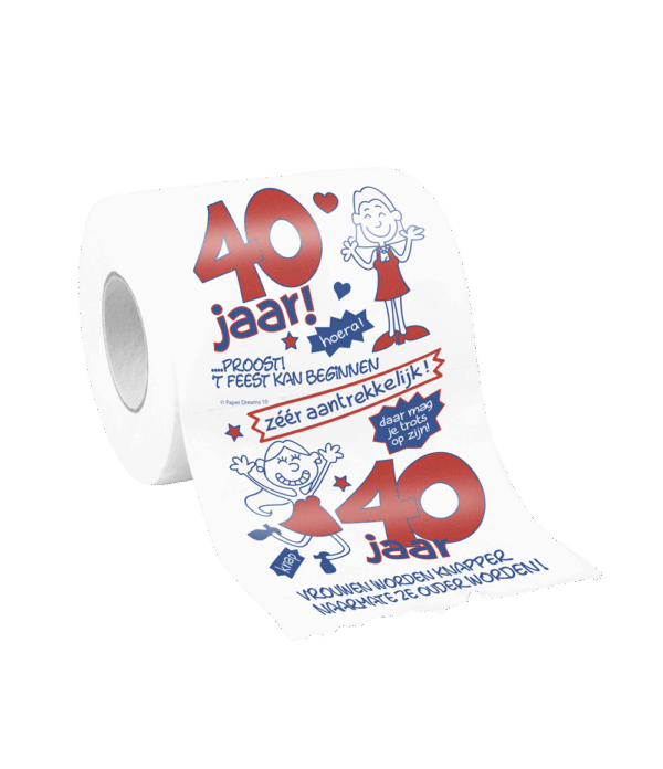 Toiletpapier 40 vrouw