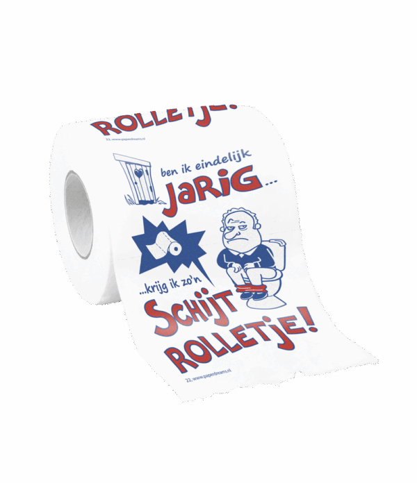 Toiletpapier - schijtrolletje
