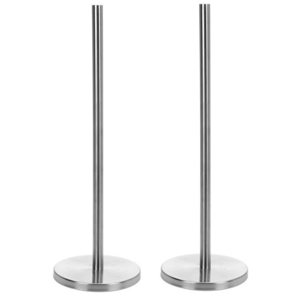 2x Wc-rol houder RVS 45 cm -